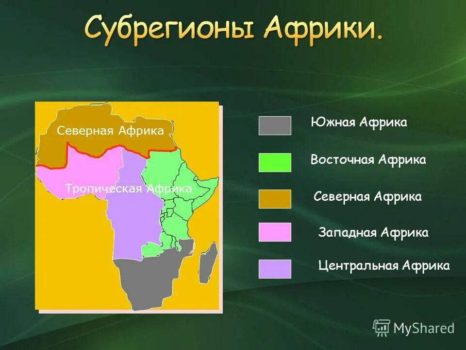 Города тропической африки