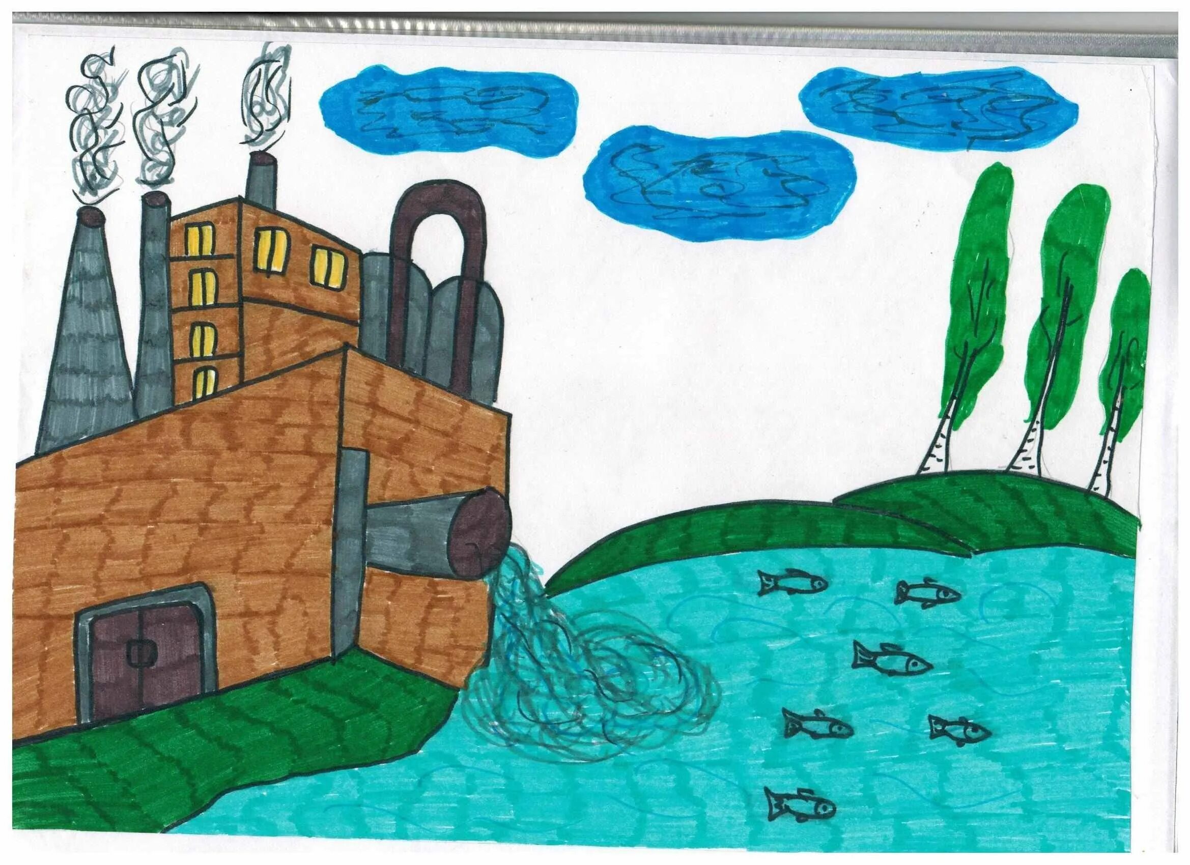 Нарисовать воду 2 класс окружающий мир. Рисунок на тему экология. Рисунок на тему загрязнение природы. Рисунок на тему чистая вода. Рисунок на тему загрязнение воды.