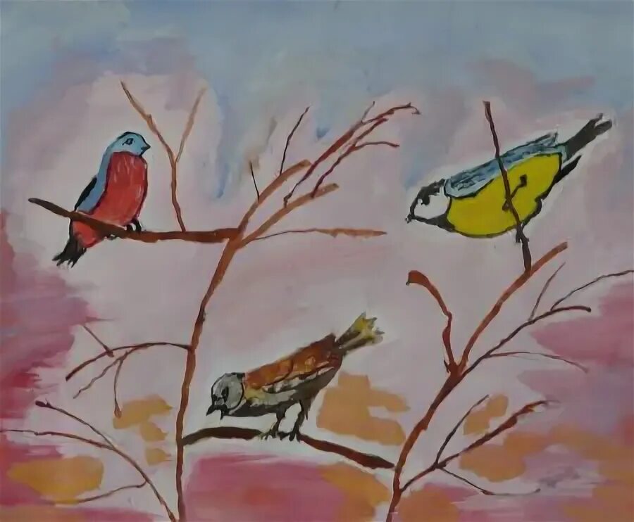 Праздник птиц изо 1. Рисование весенних птиц. Рисование птицы весной. Рисование птицы прилетели.