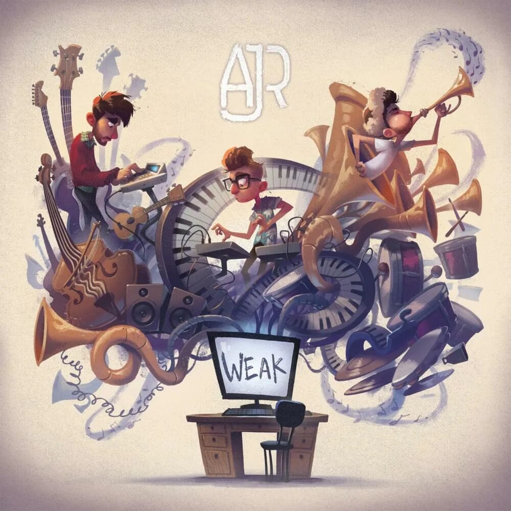 Weak song client. Ajr. ajr группа арты. ajr weak обложка. ajr обложки альбомов.