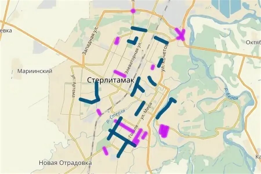 Карта стерлитамака купить