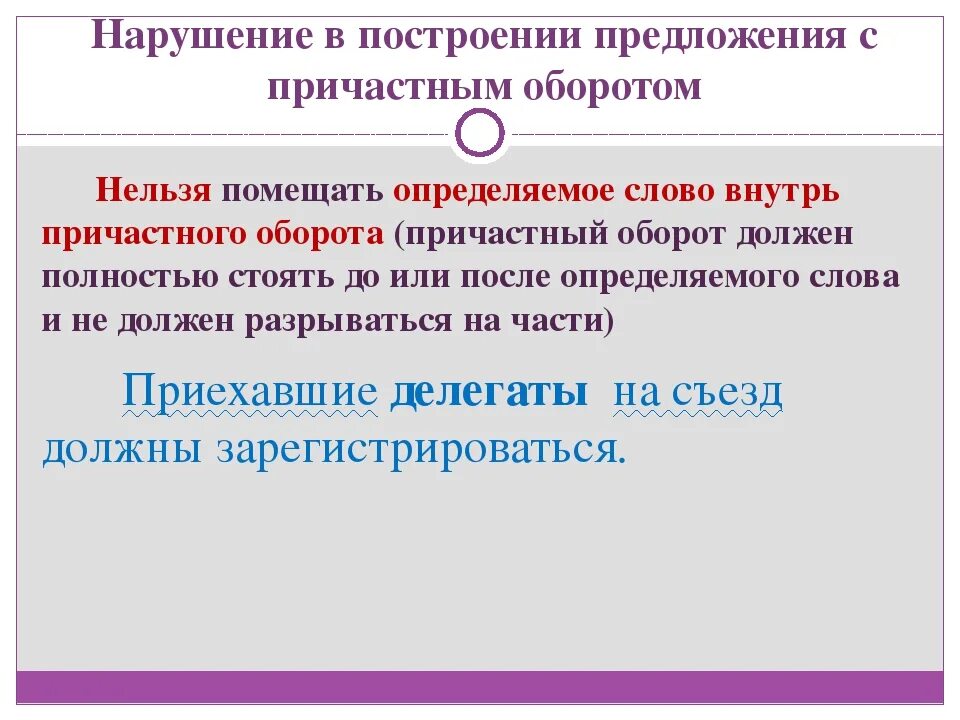 Предложения с причастием с ошибками. Построение предложения с причастным оборотом. Нарушение в построении предложения с причастным оборотом. Неправильное построение предложения с причастным оборотом. Нарушение в построении предложения с причастным оборотом пример.