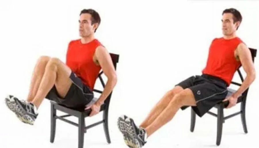 Упражнения на пресс сидя. Пресс на стуле. Пресс на табуретке. Упражнения со стулом для мужчин. Упражнения на пресс на стуле.