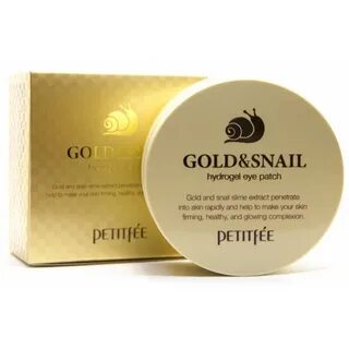 Gold snail eye patch