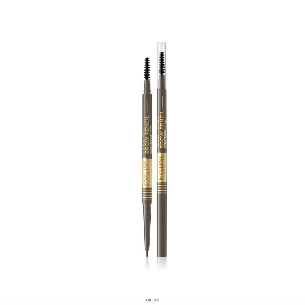 Eveline brow. Eveline Cosmetics Micro precise Brow Pencil. Eveline Cosmetics Micro precise Brow Pencil тауп. Карандаш для бровей Eveline Soft Brown. Водостойкий карандаш для бровей Micro precise Brow Pencil №02 Soft Brown.