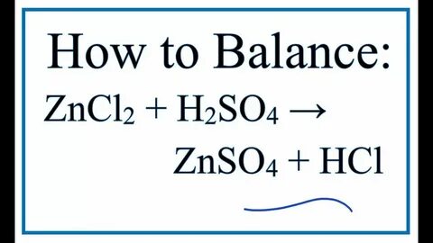 Zncl2 h2so4