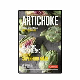 Маска для лица с артишоком