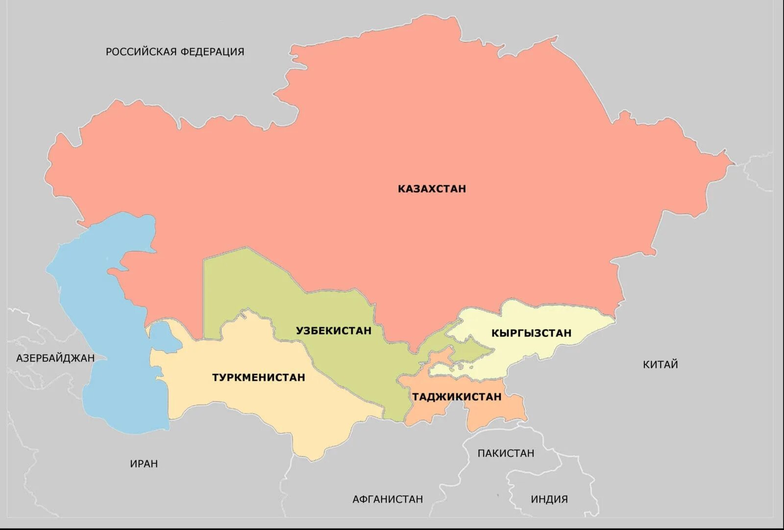 Можно узбекистан граница. Центральная Азия страны центральной Азии. Карта средней Азии. Средняя Азия и Центральная Азия на карте. Киргизия на карте средней Азии.