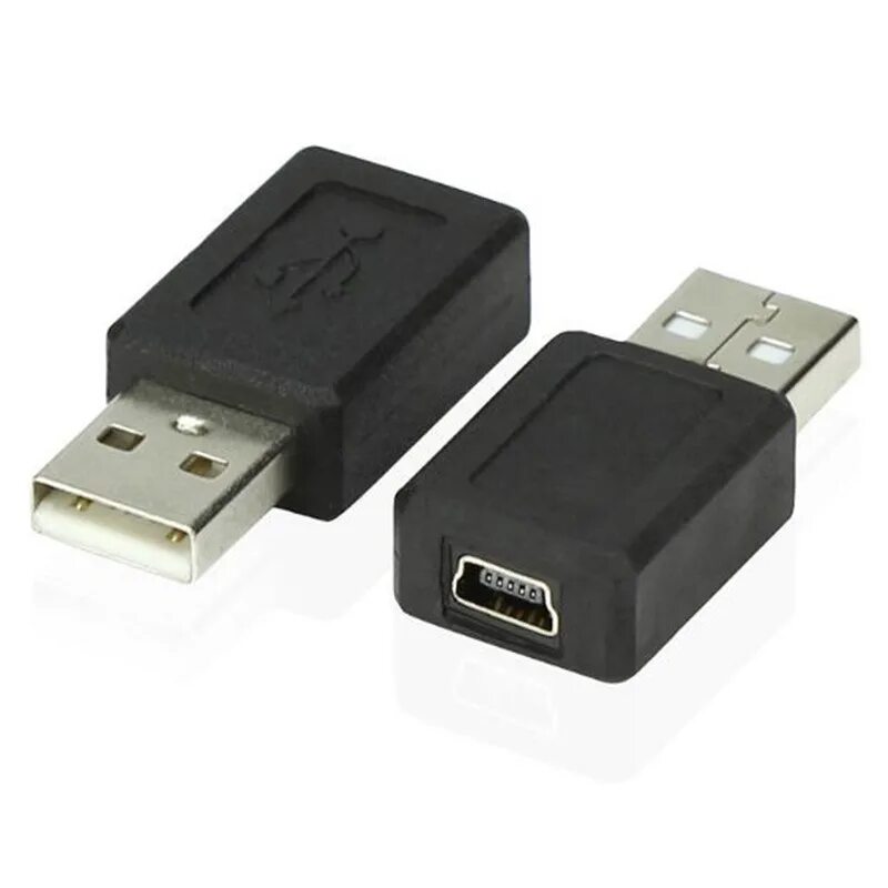 Connecting adapter. Переходник USB2.0 Mini USB B (M) - USB A(F). USB2.0 - MINIUSB2.0. 2 USB 2.0 A - USB Mini. Mini USB female to USB 2.0 female Adapter.