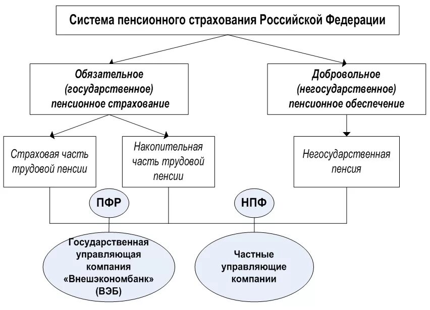 Направление пенсионного страхования. Структура пенсионного фонда РФ схема. Схема системы пенсионного страхования в России. Система пенсионного страхования в РФ таблица. Структура органов обязательного пенсионного страхования.