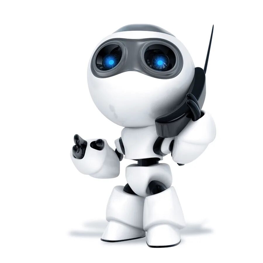 Robot calls. Робот на белом фоне. Робот без фона. Робот с телефоном. Маленький робот без фона.