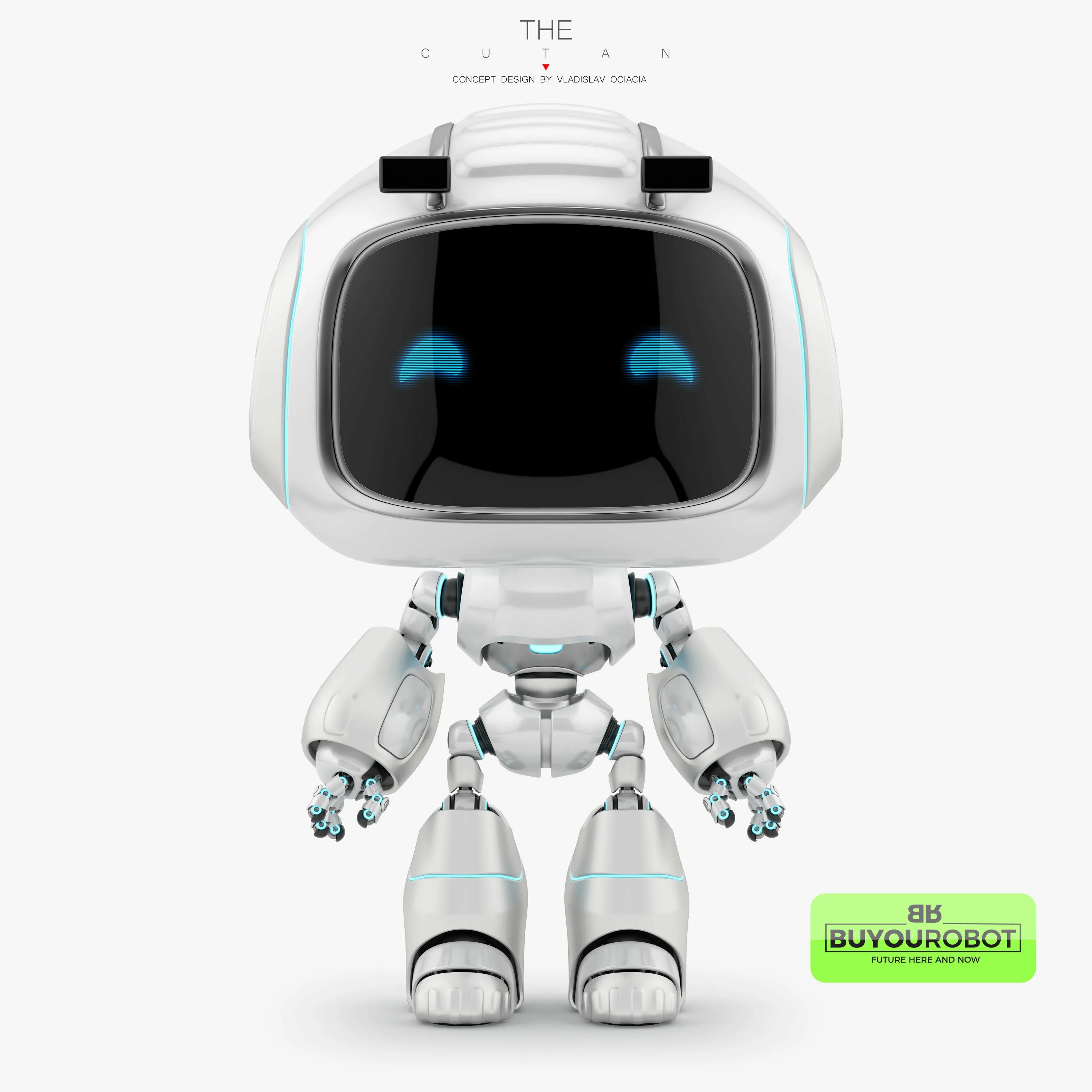 Включи 3 голова. Робот mini2robot. Квадратный робот. Робот 3д. Робот с квадратной головой.