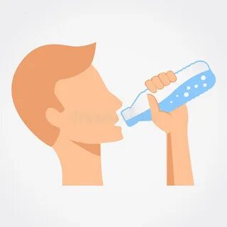 Человек не пил воду
