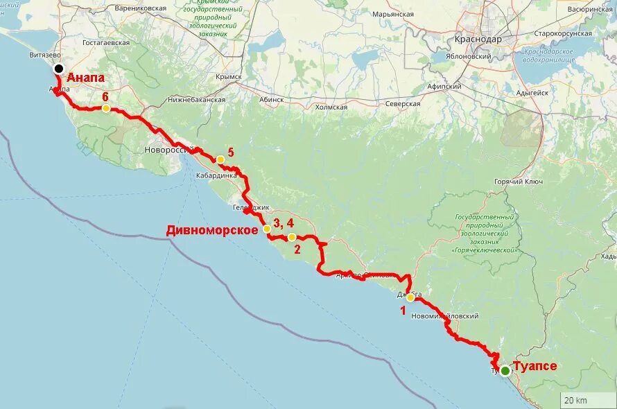 Маршрут Анапа Туапсе. Дорога Анапа Туапсе карта. Анапа и Туапсе на карте. Карта от Анапы до Туапсе.