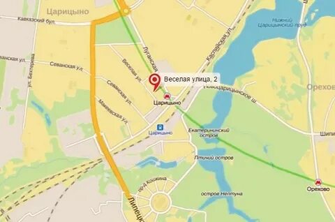 От орехово до парка царицыно