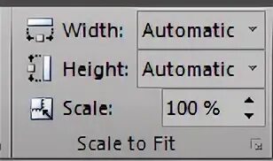 Width auto height