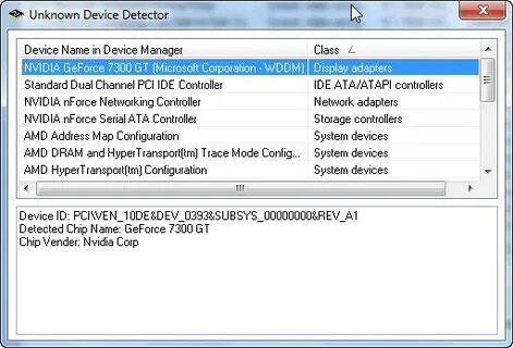 Device name unknown device
