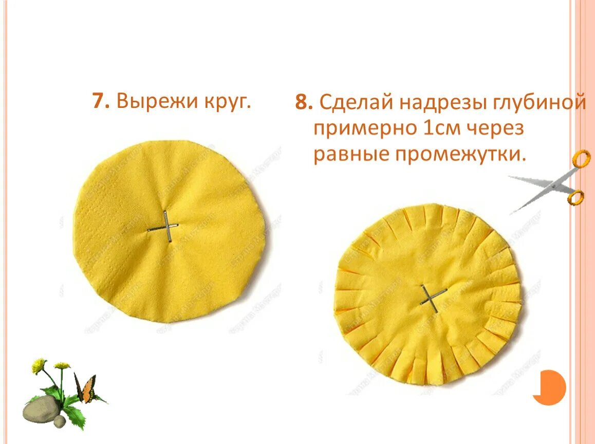 Какие бывают ткани 2 класс технология. Одуванчики технология. Выкройка одуванчика из ткани. Одуванчик технология 2. Одуванчик урок технологии 2 класс.