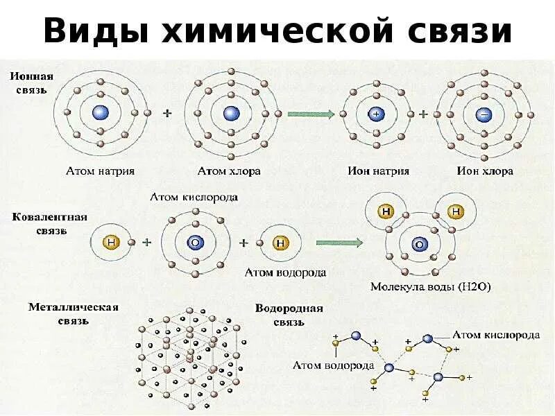 Атомы металлов образуют химические связи. Как определить вид химической связи. Схема по видам химической связи. Как определить виды химической связи в химии. Тип химической связи в веществах.