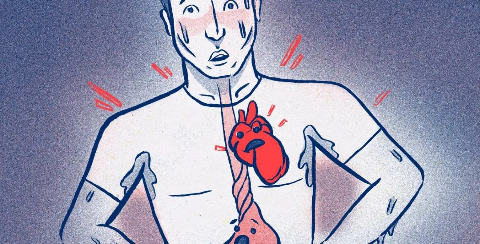 Как отличить сердечный приступ от панической атаки. Паническая атака. тревожность и панические атаки. паническая атака рисунок.