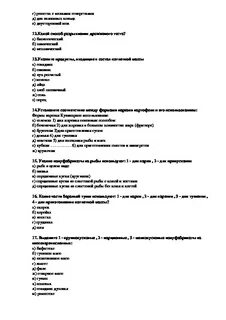 Тест по теме гидросфера 6 класс