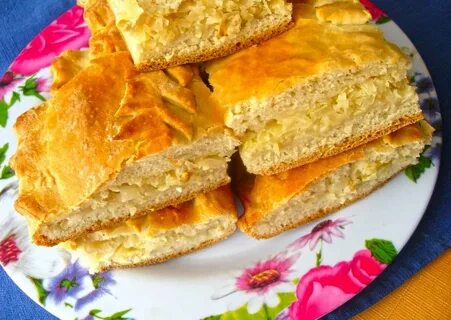 Просто пирог на дрожжи