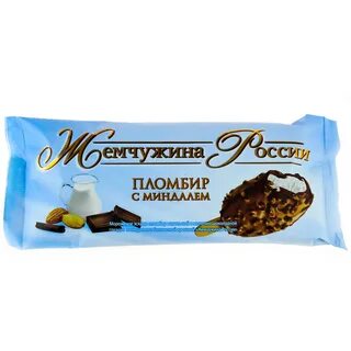 Мороженое с миндалем