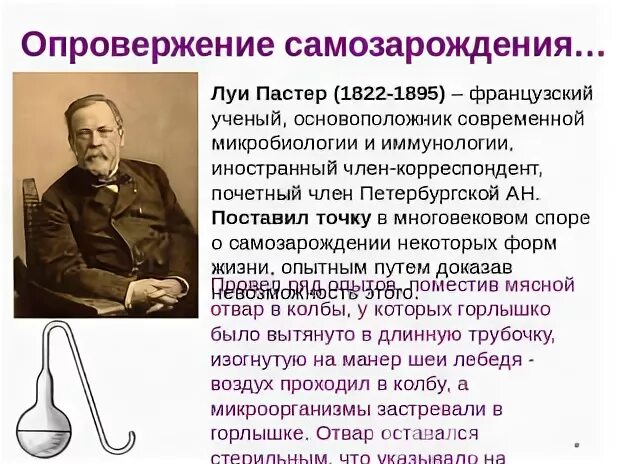 Химическая гипотеза возникновения жизни. Гипотеза самозарождения с мышами опроверг.