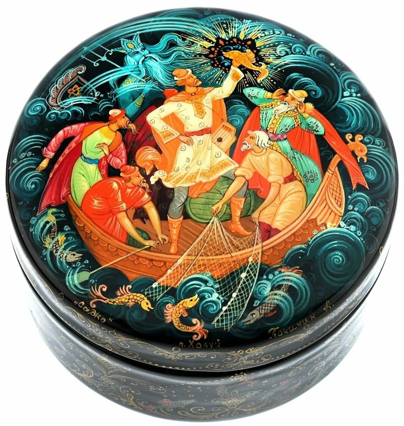 холуйская лаковая миниатюрная живопись. палех мстёра федоскино. сообщение холуй. палех мстера холуй федоскино. шкатулка федоскино конек горбунок.