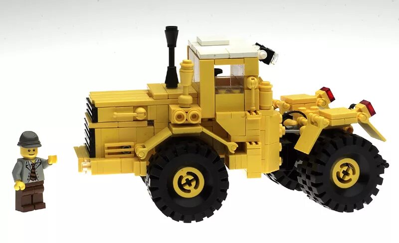 LEGO tractor - Schlueter by Bobofrutx.deviantart.com on @DeviantArt Lego tractor