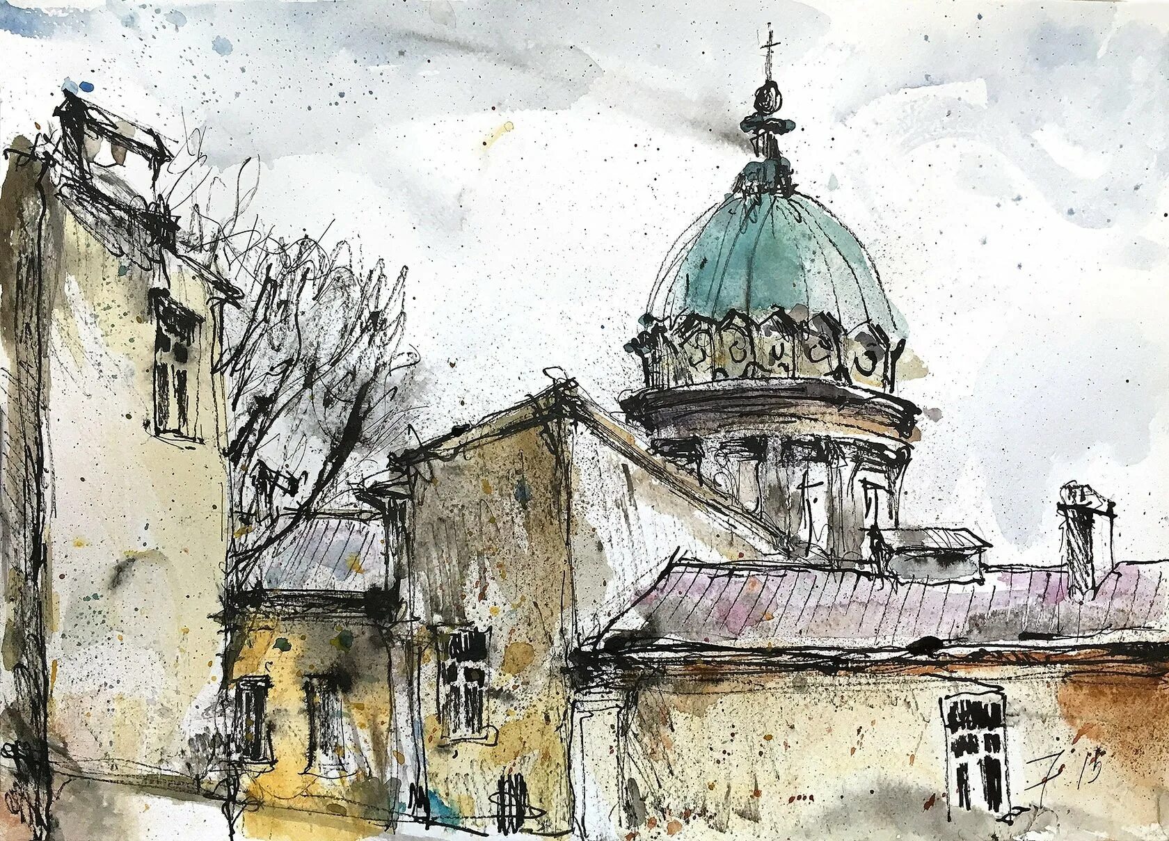Петербург этюд. Акварельный пленэр этюд санкт петербург. пленэрные зарисовки архитектуры царицыно. акварелист федоров санкт петербург.