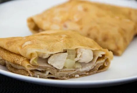 Блинчики курица с грибами рецепт