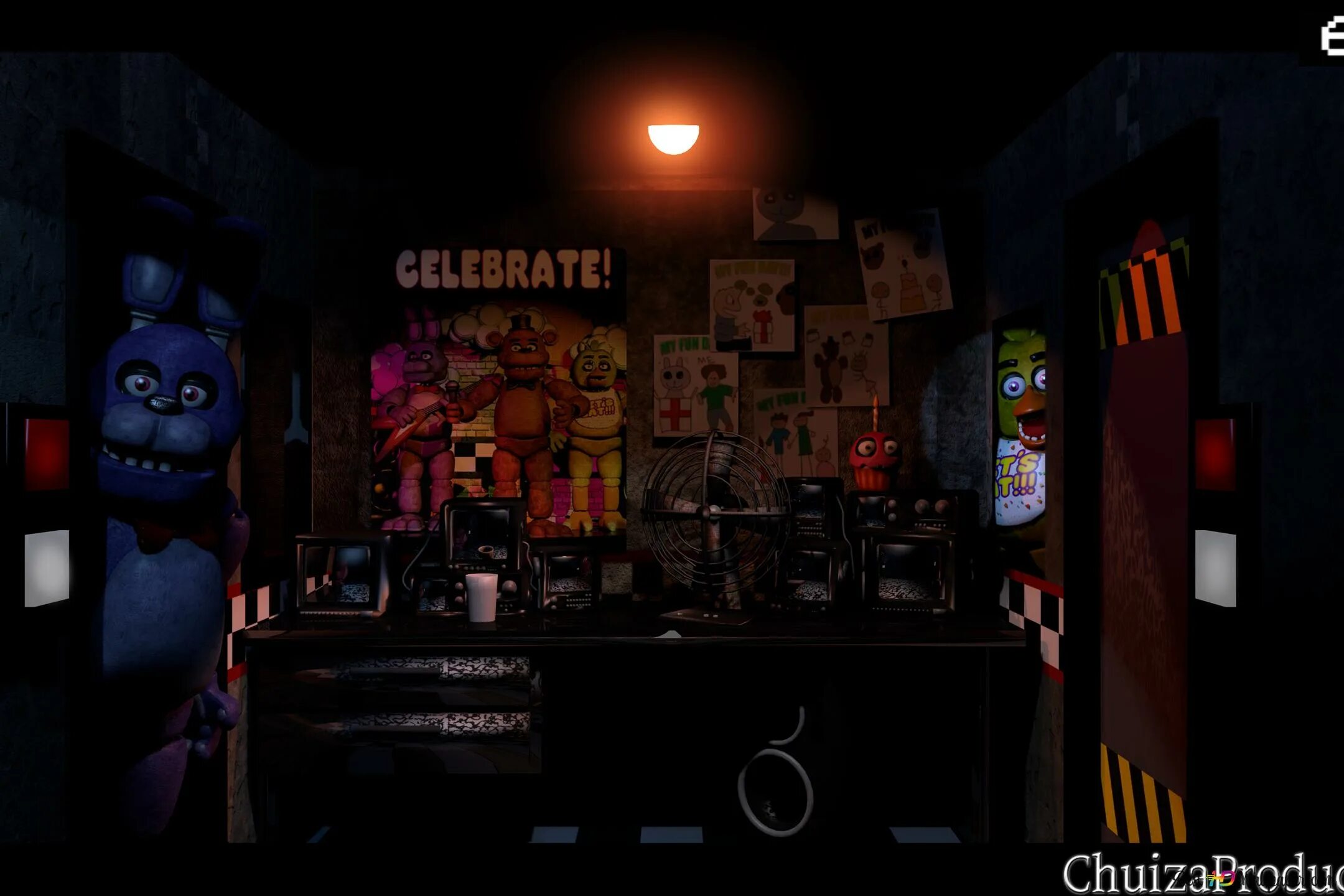 Five nights at freddys последнюю версию. Офис фнаф 1. комната охранника фнаф 1. five nights at freddy&#039;s 1 офис. fnaf 1 фредди в офисе.
