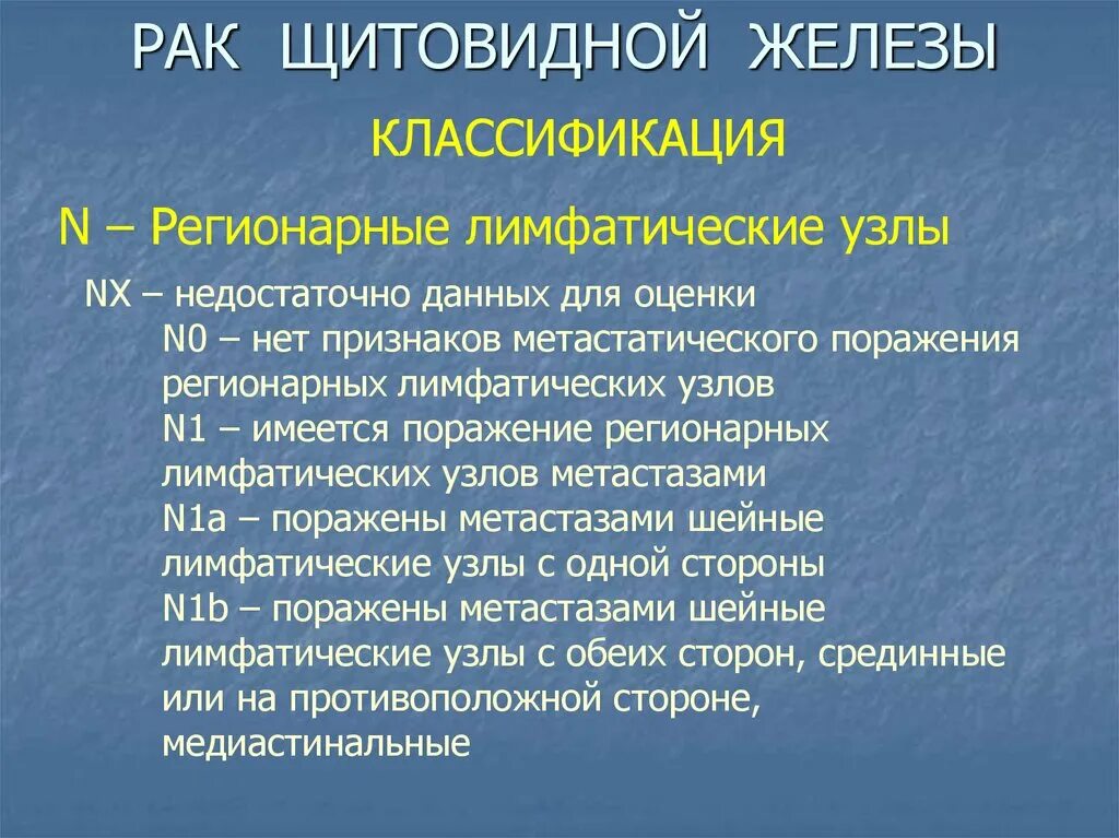 Метастазы при раке щитовидной железы