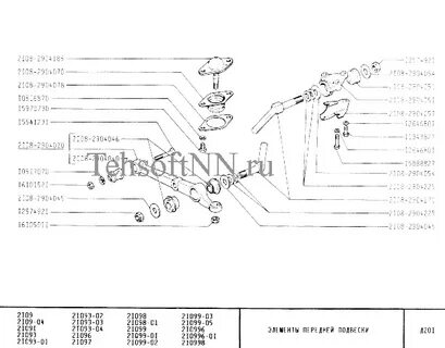 Передняя подвеска ваз 2109 устройство