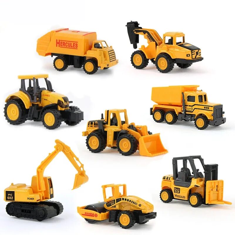Vectors - Construction Machinery Set 2 Free vector art, Free graphics, Vector cl