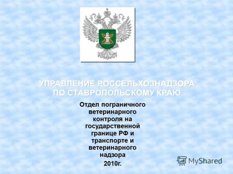 Ветеринарный надзор рф