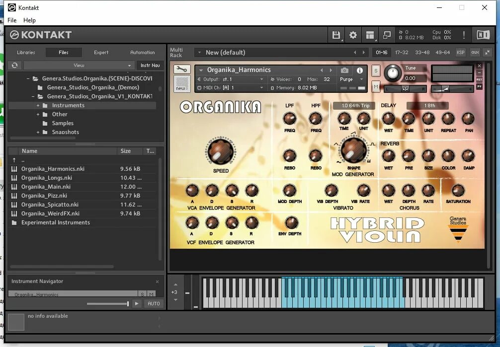 SNPID Kontakt что это. Freeform Sound. Сэмпл скрипки