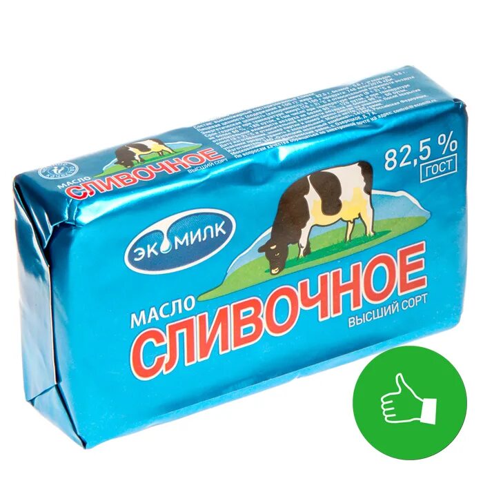 Сливочное масло 82 процента