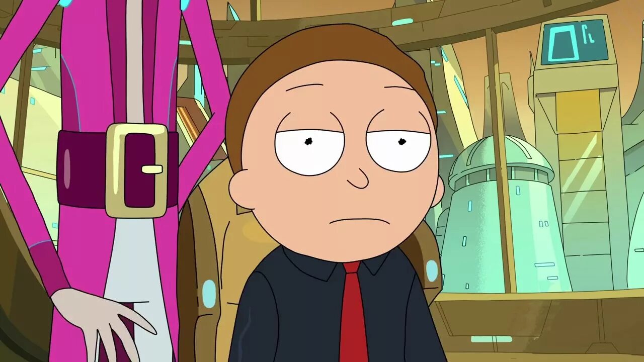 Morty sniffs