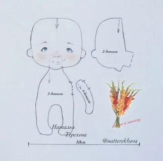 Маленькие куклы выкройки