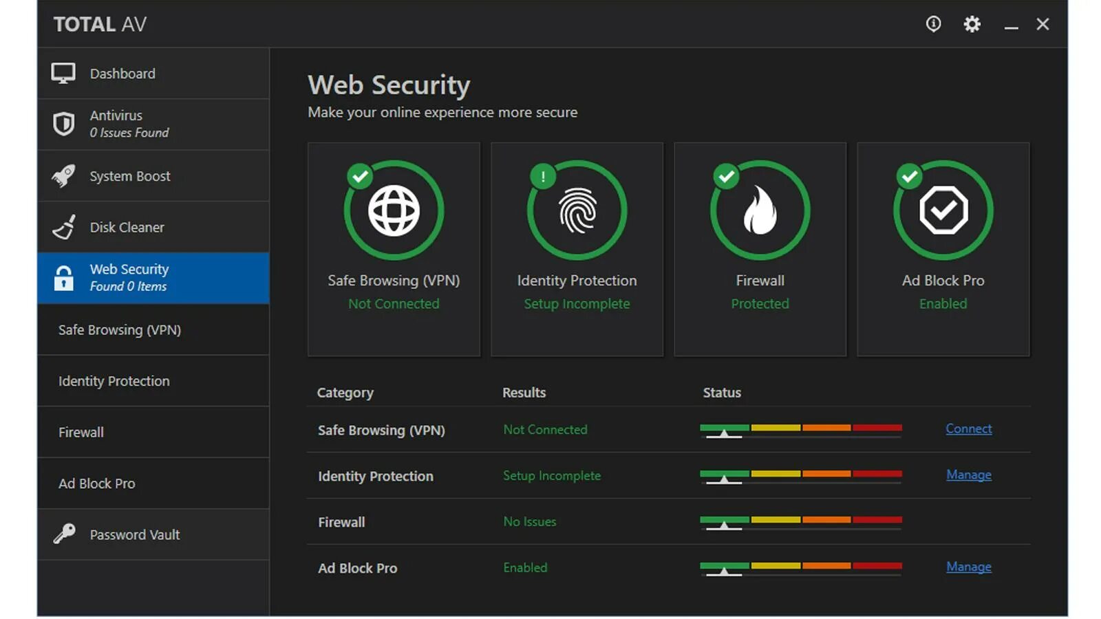 Total Antivirus. Тотал АВ. Интерфейс антивируса TOTALAV. WEBCLEANER антивирус.