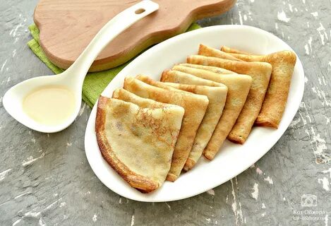 Блины на кислом молоке с яйцом