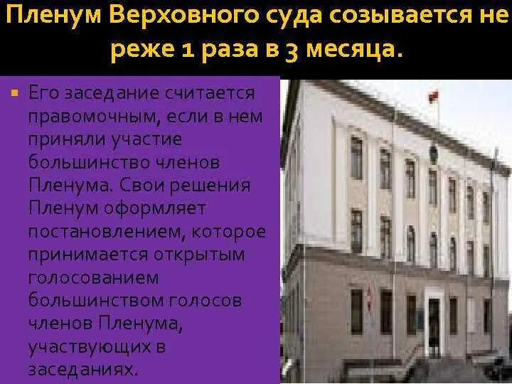 Пленум 40. Жилище по пленуму верховного определение.