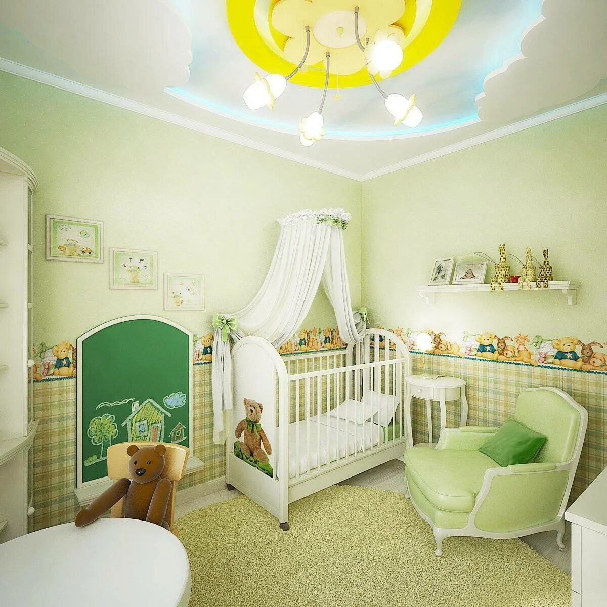 Решение для маленьких детей. Комната для новорожденного. Детские комнаты для новорожденных. Интерьер детской для малыша. Интерьер детской комнаты для новорожденного.