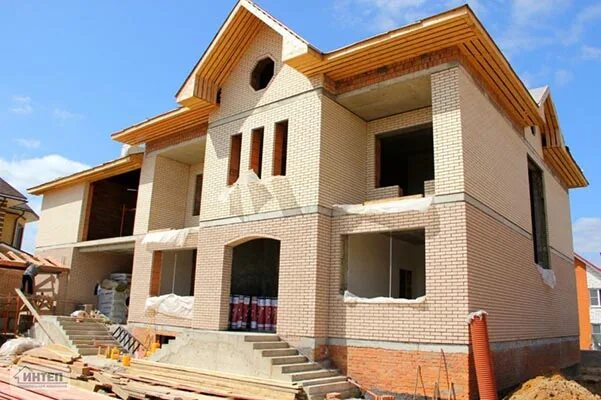 Дома из керамики проекты и цены Проект дома из газобетона 8х9 ВНП-719-140 строительство "под ключ"