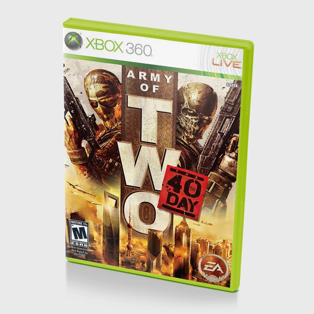 Игры на 2 на иксбоксе. Игра на Xbox 360 Army of two. Two Army of диск на иксбокс 360. Army of two 40 Day Xbox 360. Army of two the 40th Day Xbox 360 обложка.