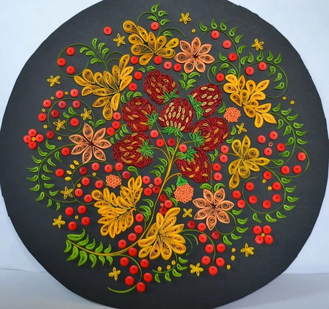 пластилинография золотая хохлома. квиллинг хохлома. сундучный промысел на урале. квиллинг хохлома. декоративная роспись по дереву.