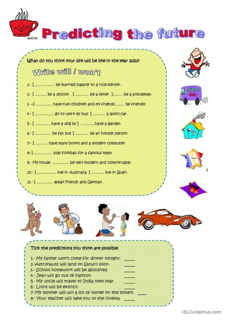Will be exercises