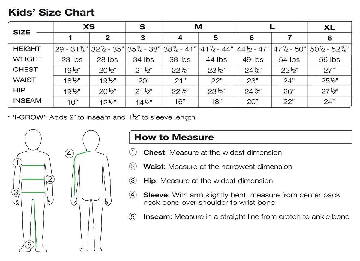 Child size. Obermeyer детская одежда размерная сетка. размер kids. kids size chart. размер kids size s.